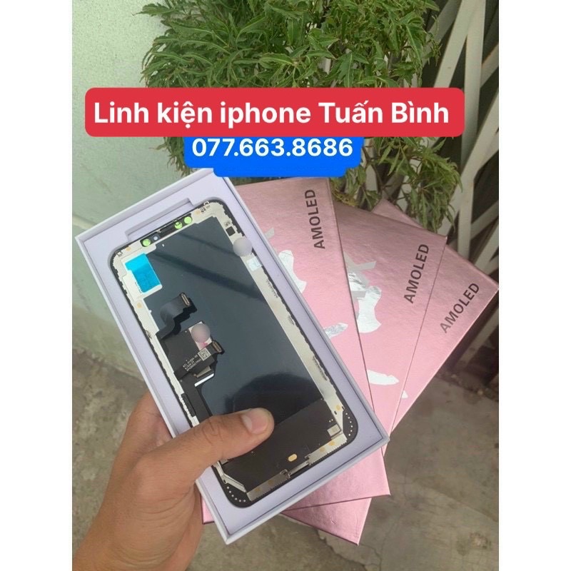 màn hình iPhone Xs Max (Oled-HEX ) ( Cam kết Ảnh thật Shop tự chụp 100 %)