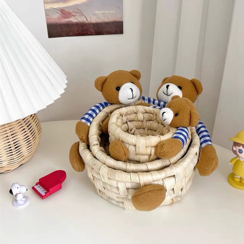 Giỏ Đựng Đồ Hình Gấu Dễ Thương Để Bàn