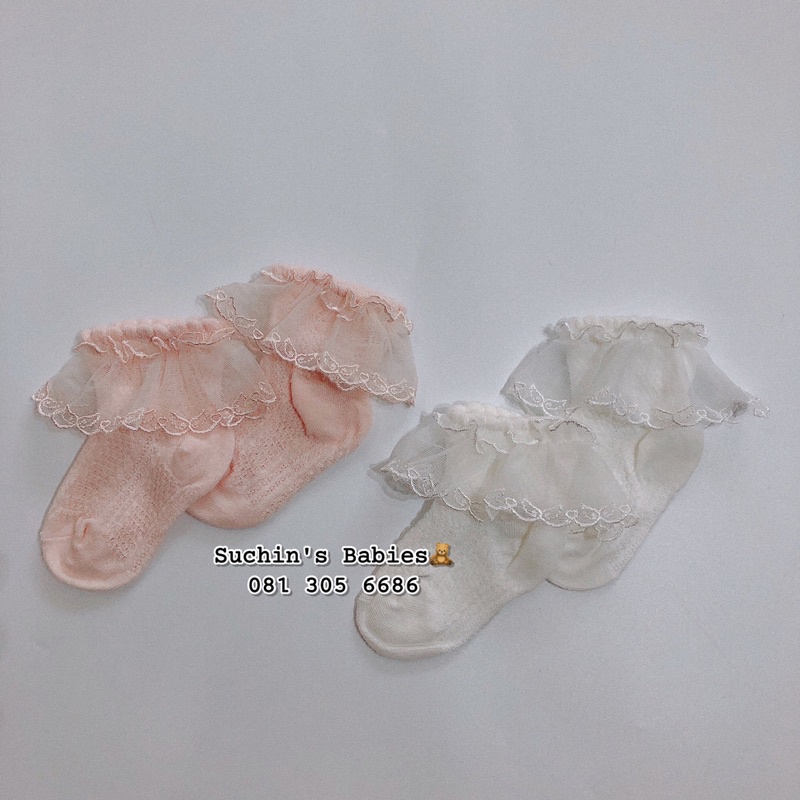 Tất ren công chúa cho bé gái Suchin TKID0012