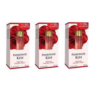 Giới thiệu sản phẩm Bộ 3 nước hoa Cindy - Passionate Kiss 10ml (N77)