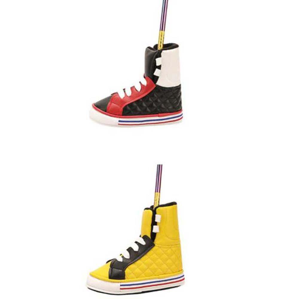 NEDFS Cartoon Golf Headcover Waterproof Golf Club Head Cover Golf Putter Cover Protective Cover Golf Club Cover Golf Training Equipment Dustproof Covers Shoe Style PU Leather Blade Putter Protector/Multicolor