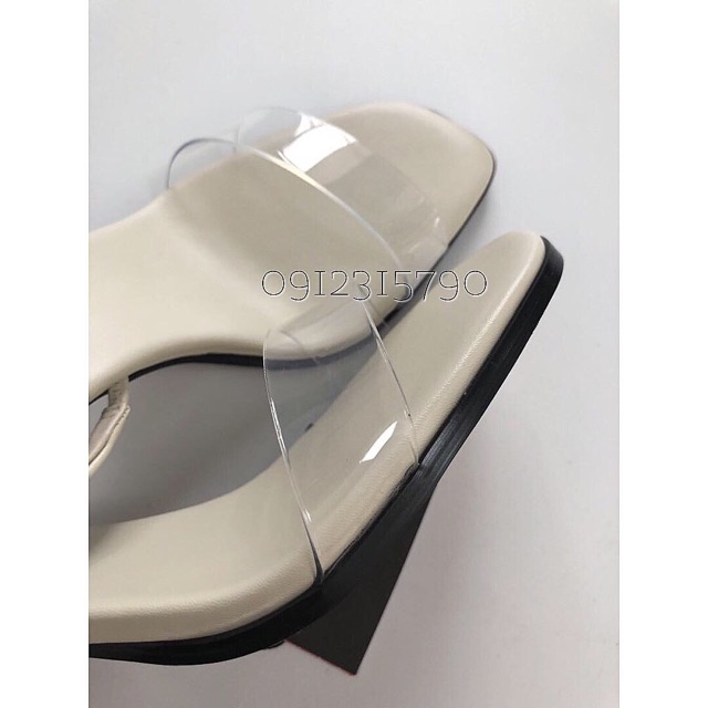 Sandal cao gót quai trong ZaRa dư xịn . Ảnh thật