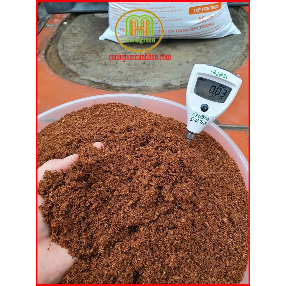 Mụn dừa sfarm đã xử lí 20dm3 dùng ươm mầm cây con thủy sinh, trồng rau mầm sạch, tủ cây mới bứng