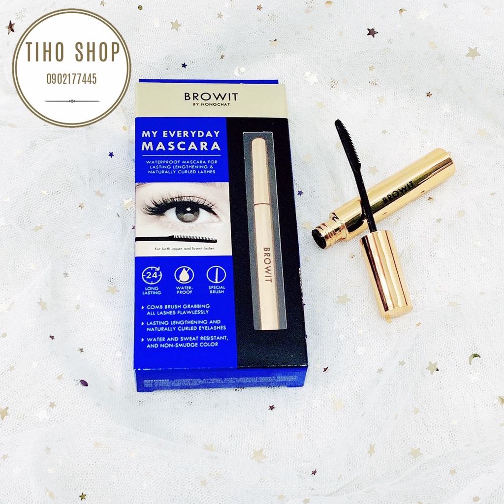 Mascara Browit Nongchat Thái Làm Dày Dài Mi Chuyên Dụng Cho Makeup