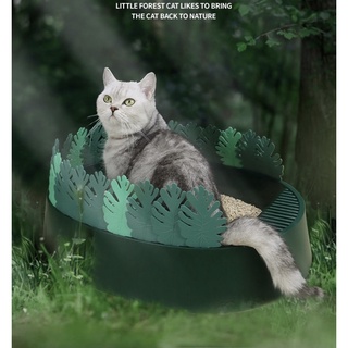 HOT HOT 2021 😍😍 Khay vệ sinh cho mèo, nhà vệ sinh cho mèo sạnh sẽ không văng cát mẫu vườn cây xanh mát