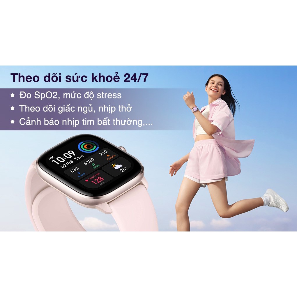 [Hỏa Tốc - HCM] Đồng Hồ Thông Minh Amazfit GTS 4 Mini | Tiếng Việt | Hàng Chính Hãng | Bảo Hành 12 Tháng | Mimax Store | BigBuy360 - bigbuy360.vn