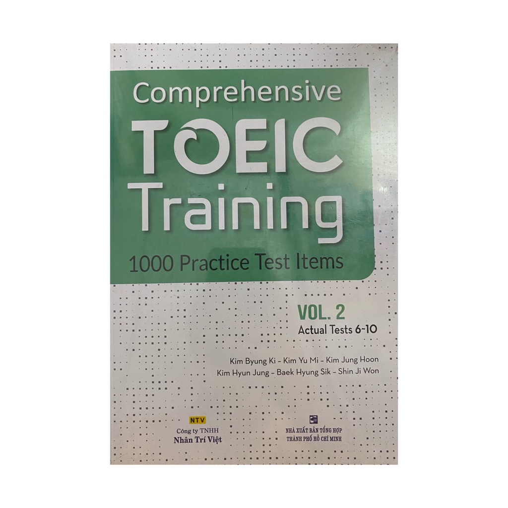 Sách - Comprehensive Toeic Training 1000 Practice Test Items vol.2 , vol.4 ( Nhân Trí Việt )
