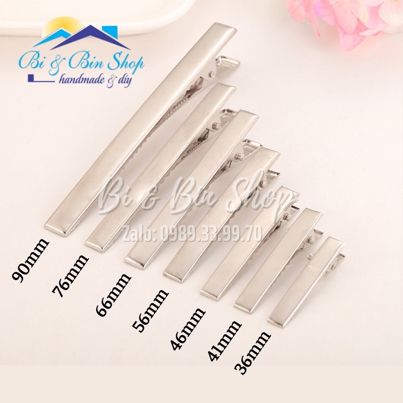 Gói 10-20 Cái Kẹp Tóc Mỏ Vịt / Kẹp Tóc Cá Sấu Nhiều Kích Thước Đa Dạng