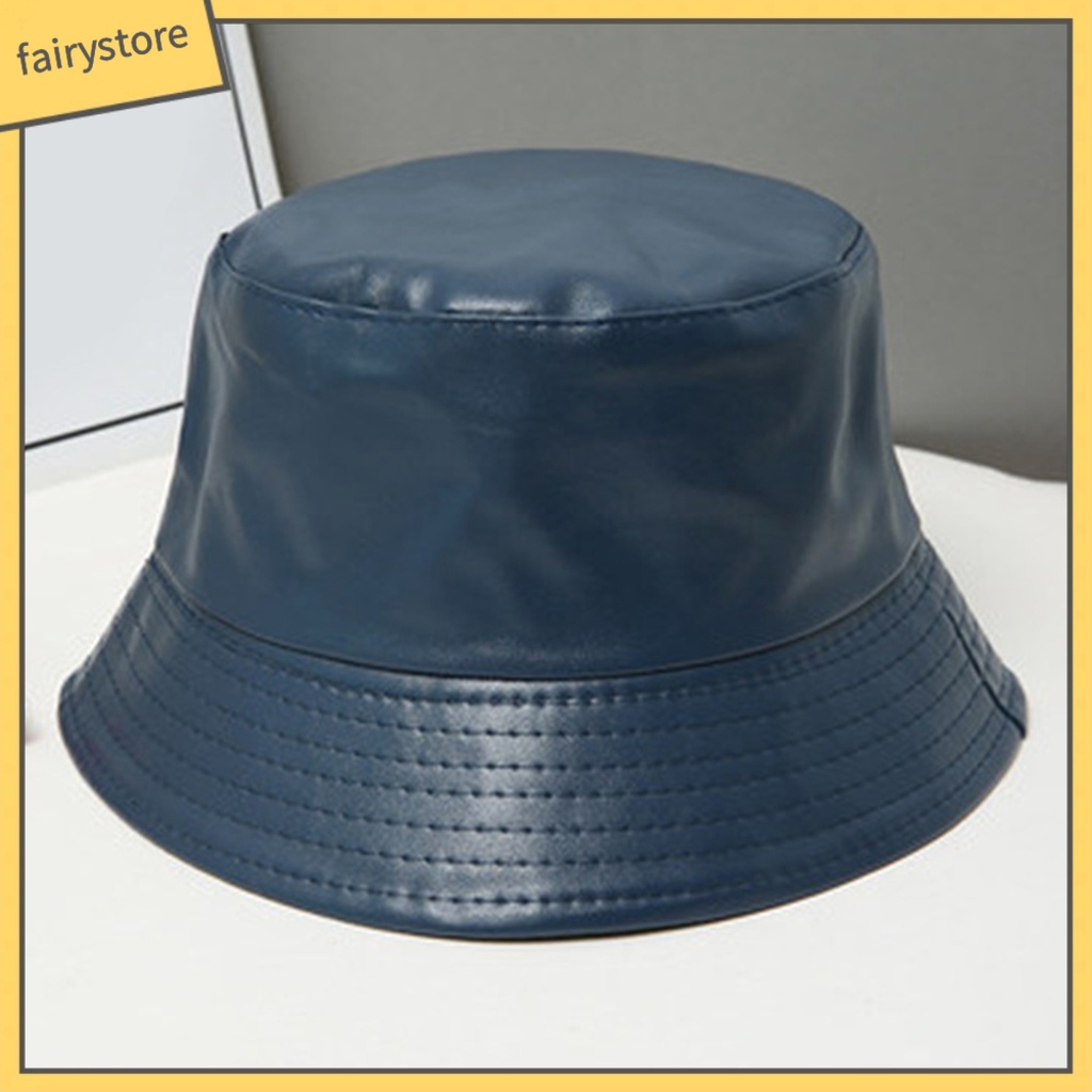Mũ xô da màu trơn phong cách mùa đông thời trang cho nữ