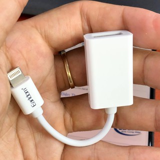 [OTG Iphone] Đầu đọc thẻ nhớ, Usb, bàn phím cho Iphone, Ipad Earldom OT48