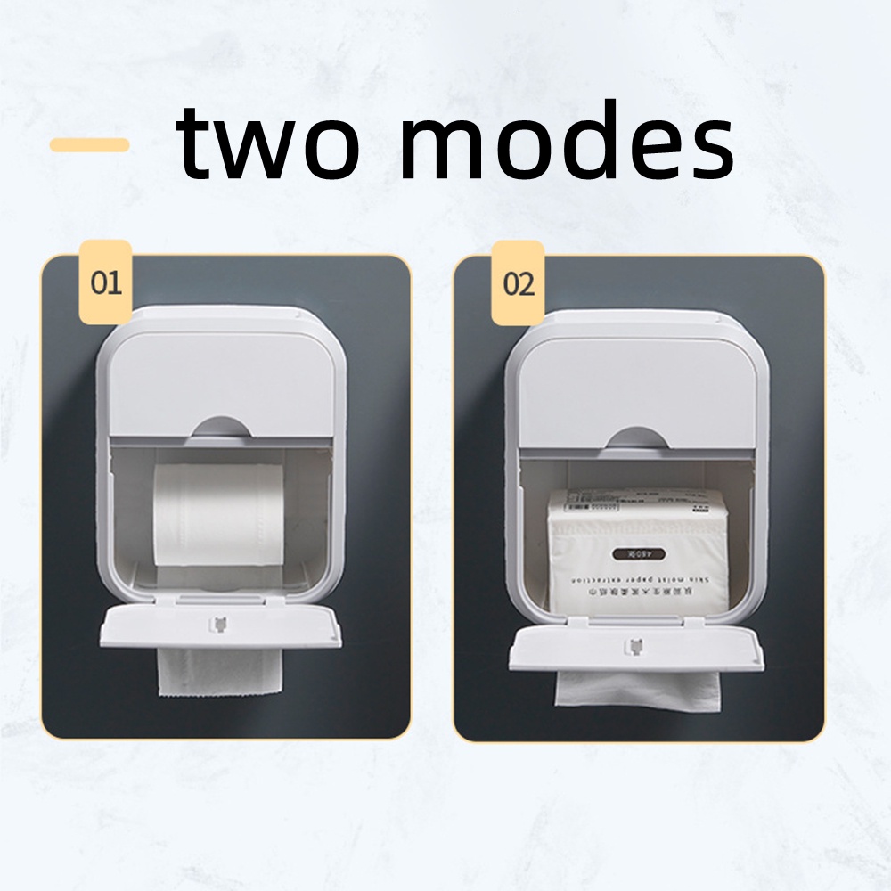 A - LIFE Hộp Đựng Khăn Giấy Nắp Gỗ Phong Cách Bắc Âu