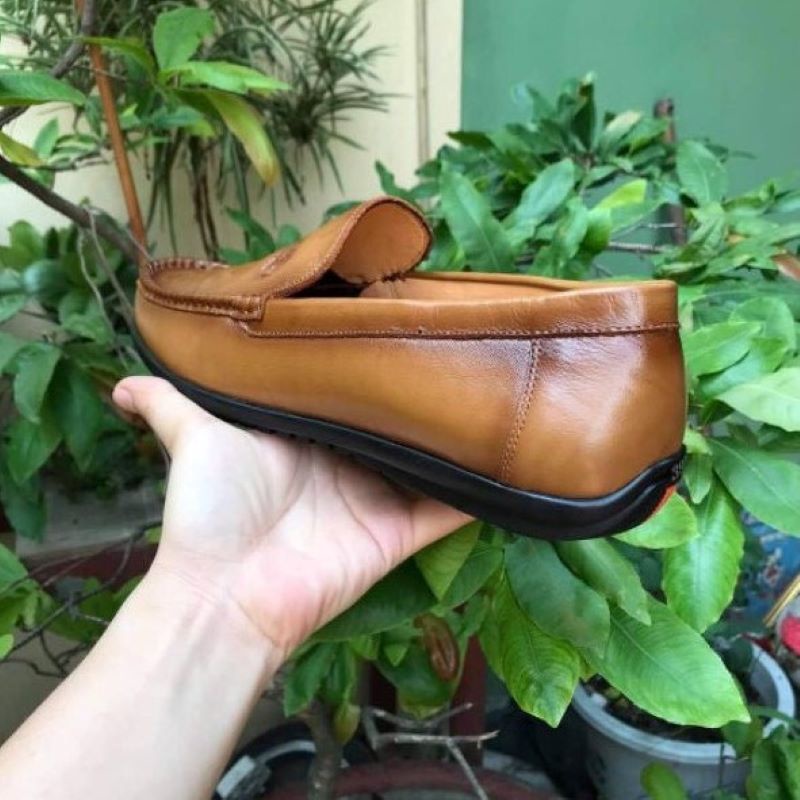 [Uy tín-Bh 2 năm] Giày lười nam phong cách 2021 chất da bò mềm from ôm chân, giày làm tỉ mỉ CHAGO GCS180