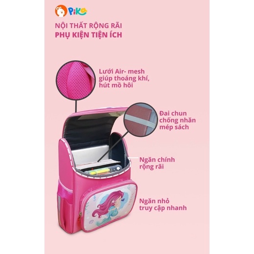 Balo Chống Gù Siêu Nhẹ cho các bé vào 1,Nhỏ Gọn,Chính Hãng