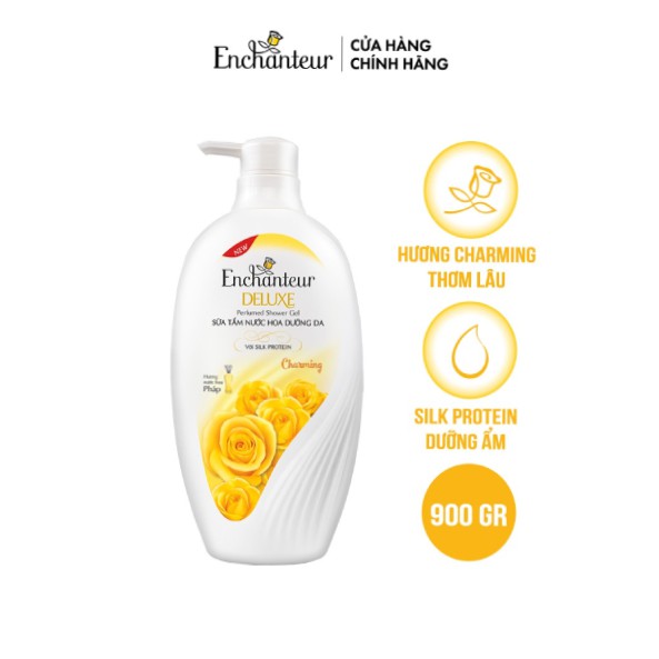 [HB Gift] SỮA TẮM NƯỚC HOA ENCHANTEUR CHARMING 900GR