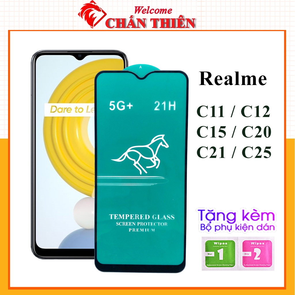 Cường lực realme 7 7i 8i 9i  full màn tổng hợp Kính [OG]