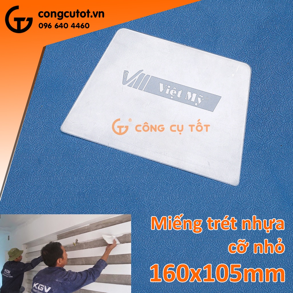 Miếng nhựa trét bột cỡ nhỏ 160x105mm