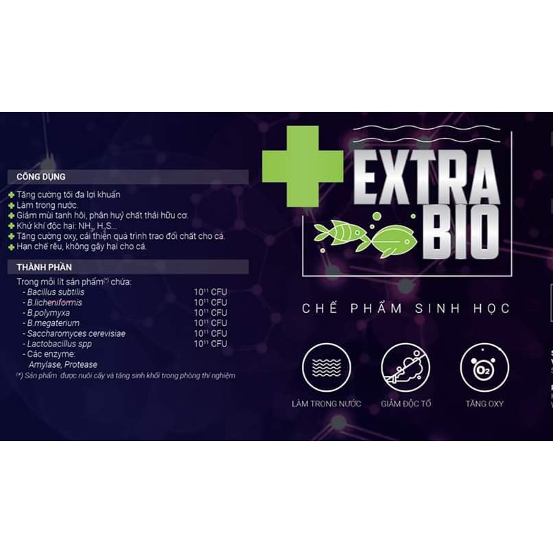 Vi Sinh EXTRABIO cho Cá Cảnh 250ml