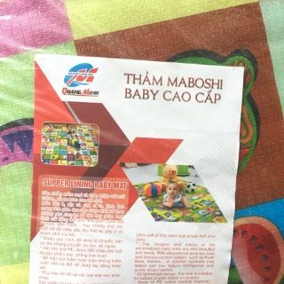 Thảm Chơi Maboshi 2 Mặt Cho Bé (1m8X2m)