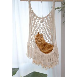 Võng macramé võng cho mèo ổ mèo ổ thú cưng