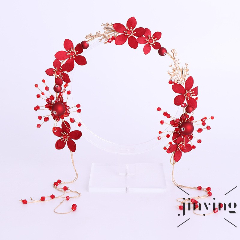 GETNOIVAS Set cài tóc + khuyên tai tua rua dành cho nữ