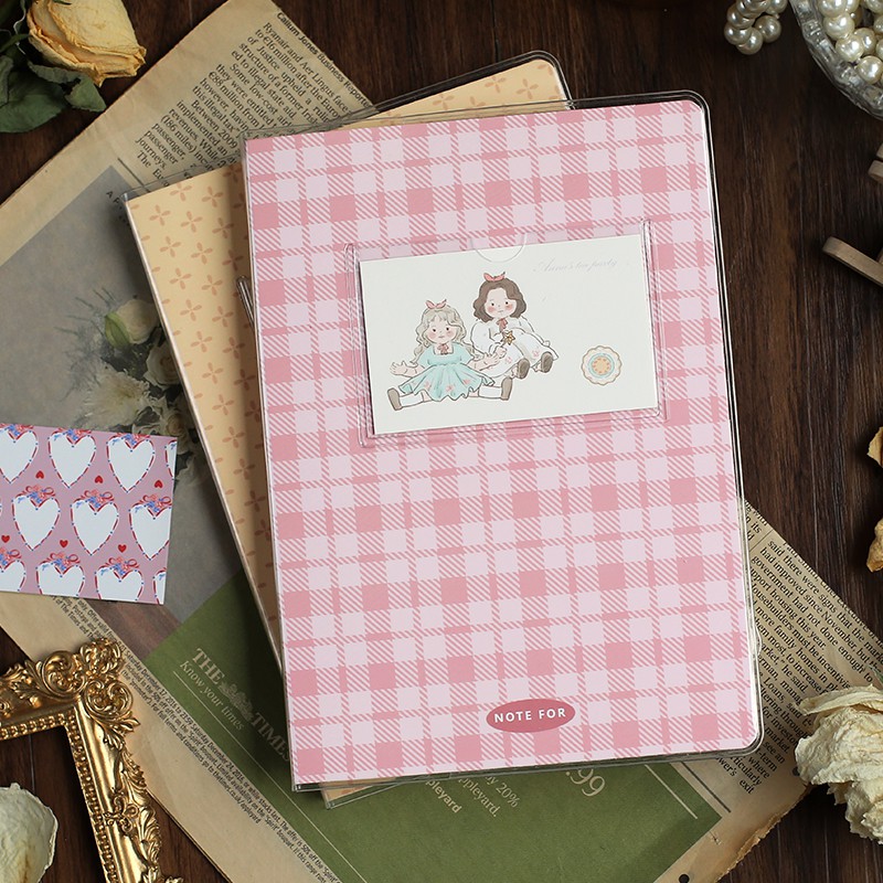 Sổ Tay A5 Vintage Grid Ô Vuông 💖 A Collection Of Old Times Sổ Ghi Chép Planner Bullet Journal Hàn Quốc Mohamn