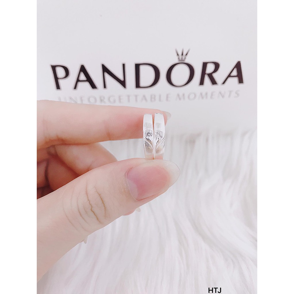 Nhẫn Đôi, Nhẫn đôi bạc nam nữ bạc ta xịn không xỉn màu, nhẫn cặp tình yêu - Mã TSJC05