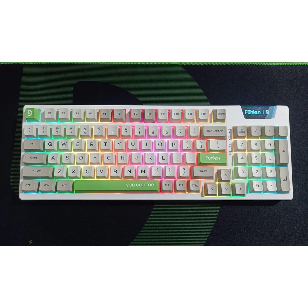 Bàn phím cơ Fuhlen H95S RGB - Gasket Mount / 3 mode/ Hotswap 5 pin / 3000mah - Hàng chính hãng BH 12TH