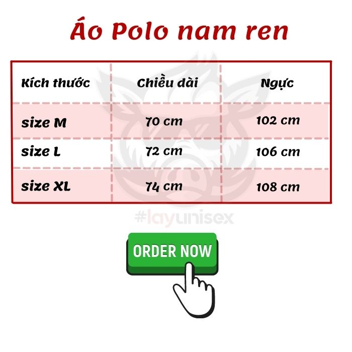 Áo polo nam ren cao cấp