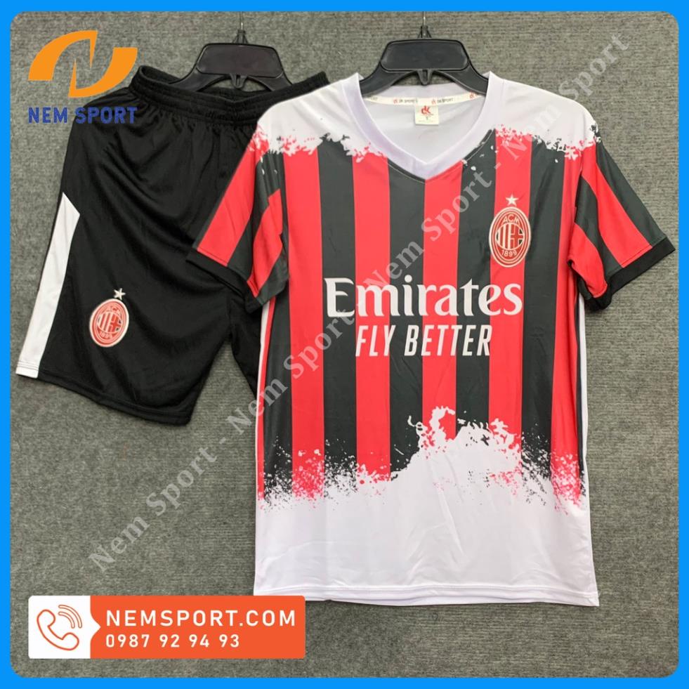 Quần Áo Bóng Đá CLB AC Milan Thi Đấu Mùa Giải 22/23 - Áo Đá Banh CLB Ac Milan Sân Nhà 2022 !
