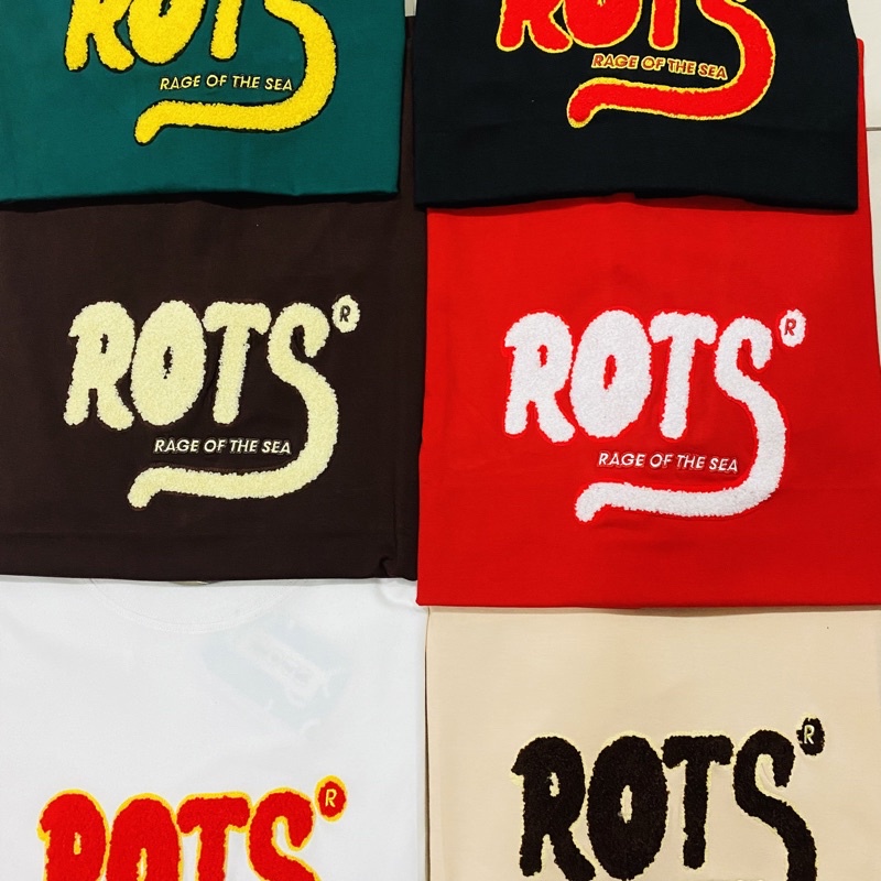 ÁO THUN  UNISEX RAGE OF THE SEA THÊU XÙ ROTS