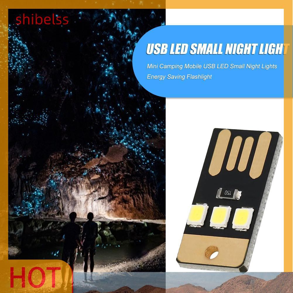 Đèn ngủ LED nhỏ mini USB tiết kiệm năng lượng thích hợp đi cắm trại