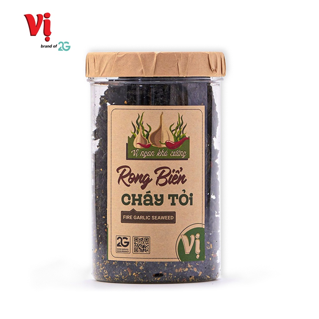 Rong Biển Cháy Tỏi Vị - Hũ 70g