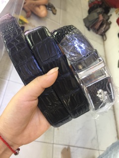 Thắt lưng da cá sấu nam