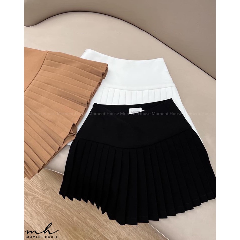 Quần váy dập li ngắn, dập 60% chiều dài váy , size SML có tổng 6 màu hot trend đẹp cực kì, có quần trong phối dây kéo