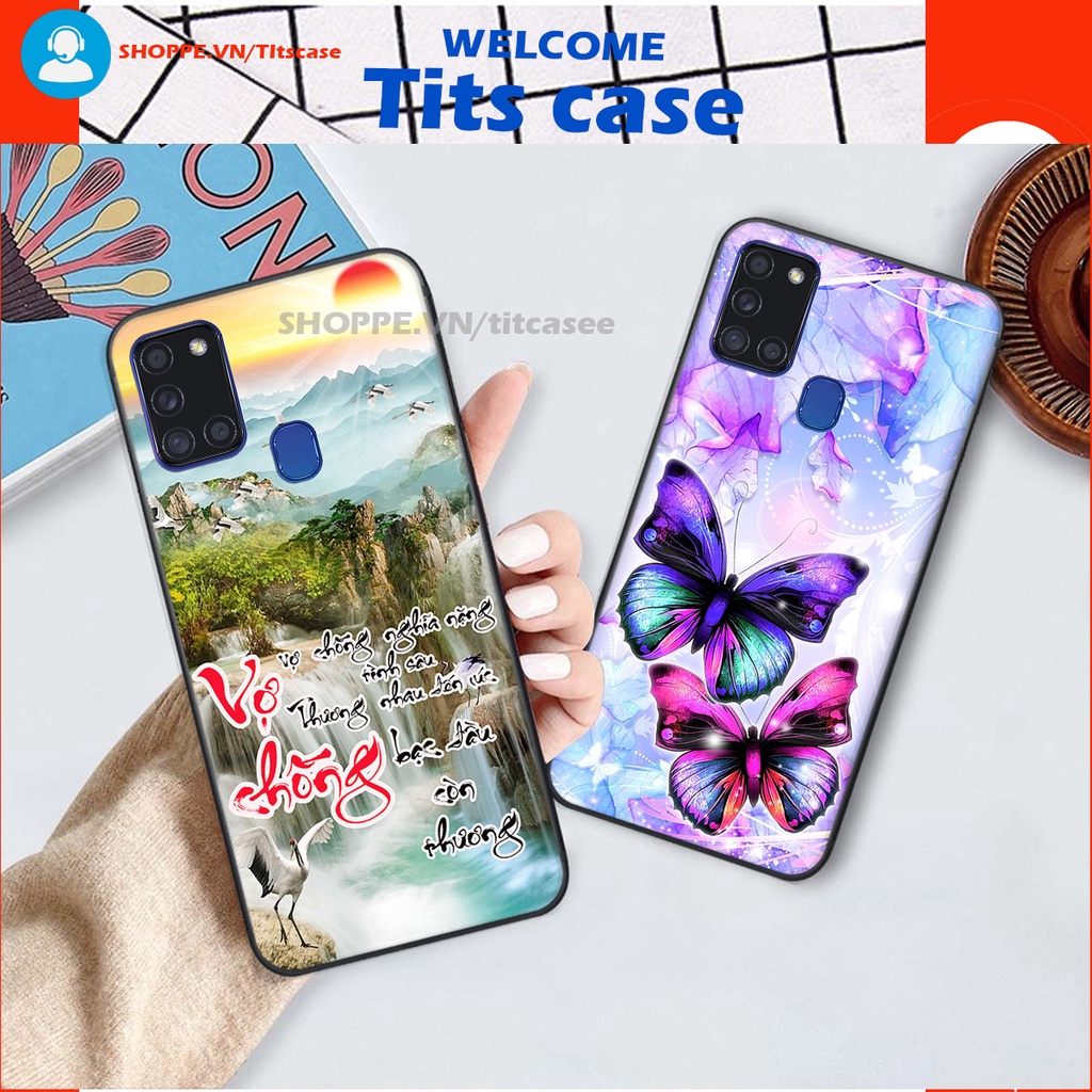 Ốp lưng Samsung Galaxy A21S in hình thiên nga,hoa may mắn, đặc sắc ĐỘC - LẠ - BỀN