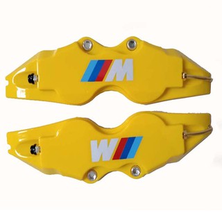 Miếng Dán Trang Trí Phanh Đĩa Màu Vàng Bằng Nhựa Cho BMW E46 E39 E90 E60 E36 F30 F10 E30 X5 E53 E34 E87 E70 E92 E91