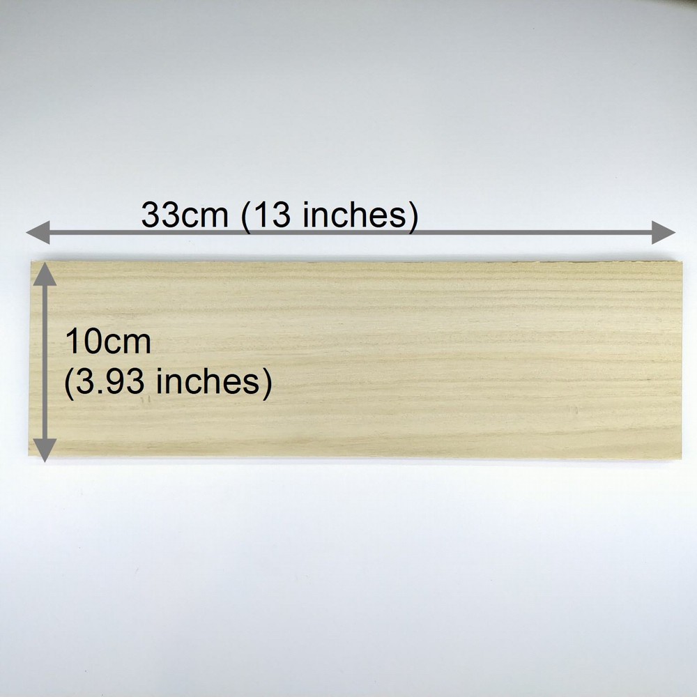 [10x33cm] Combo 3 tấm gỗ Hông Paulownia (thay thế Balsa) gỗ mô hình 1mm,1.5mm, 2mm, 3mm, 4mm, 5mm, 6mm, 8mm, 10mm, 12mm