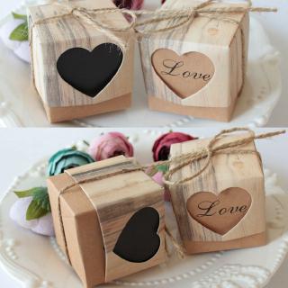 Set 50 cái hộp giấy craft đựng quà phong cách vintage