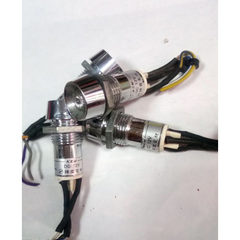 Đèn báo Nhật 12v/2màu đỏ xanh