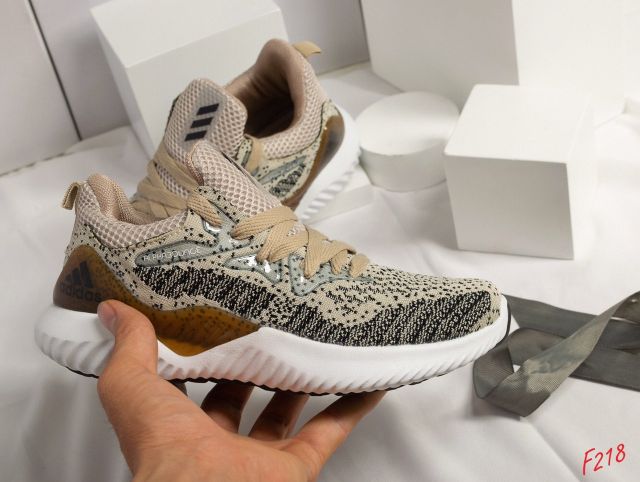 [Full box] Giầy alphabounce nâu xám nam nữ, giày thể thao alphabounce kem phối nâu, giày chạy bộ( có video)