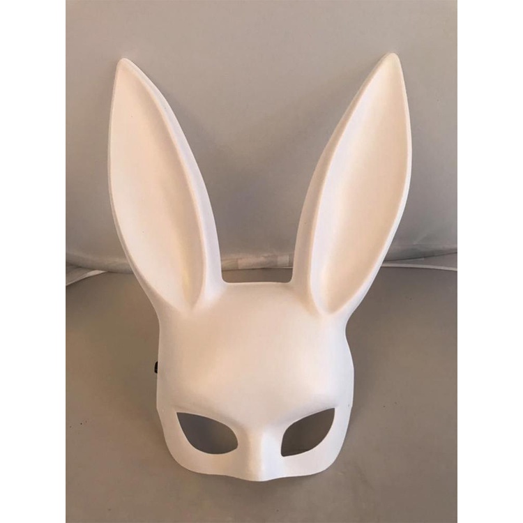 Mặt Nạ Hóa Trang Halloween Hình Tai Thỏ Xinh Xắn B7H9