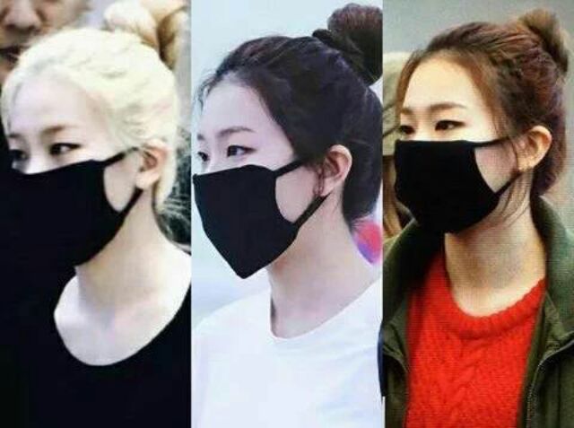 Khẩu trang vải cotton 3 màu: đen, trắng, xám | BigBuy360 - bigbuy360.vn