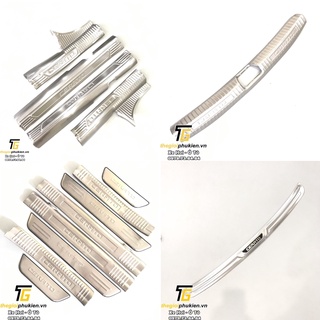 [SHOCKKK ] Bộ ốp chống trầy cốp và cửa 10 chi tiết inox dành cho xe KIA Cerato 2016-2018