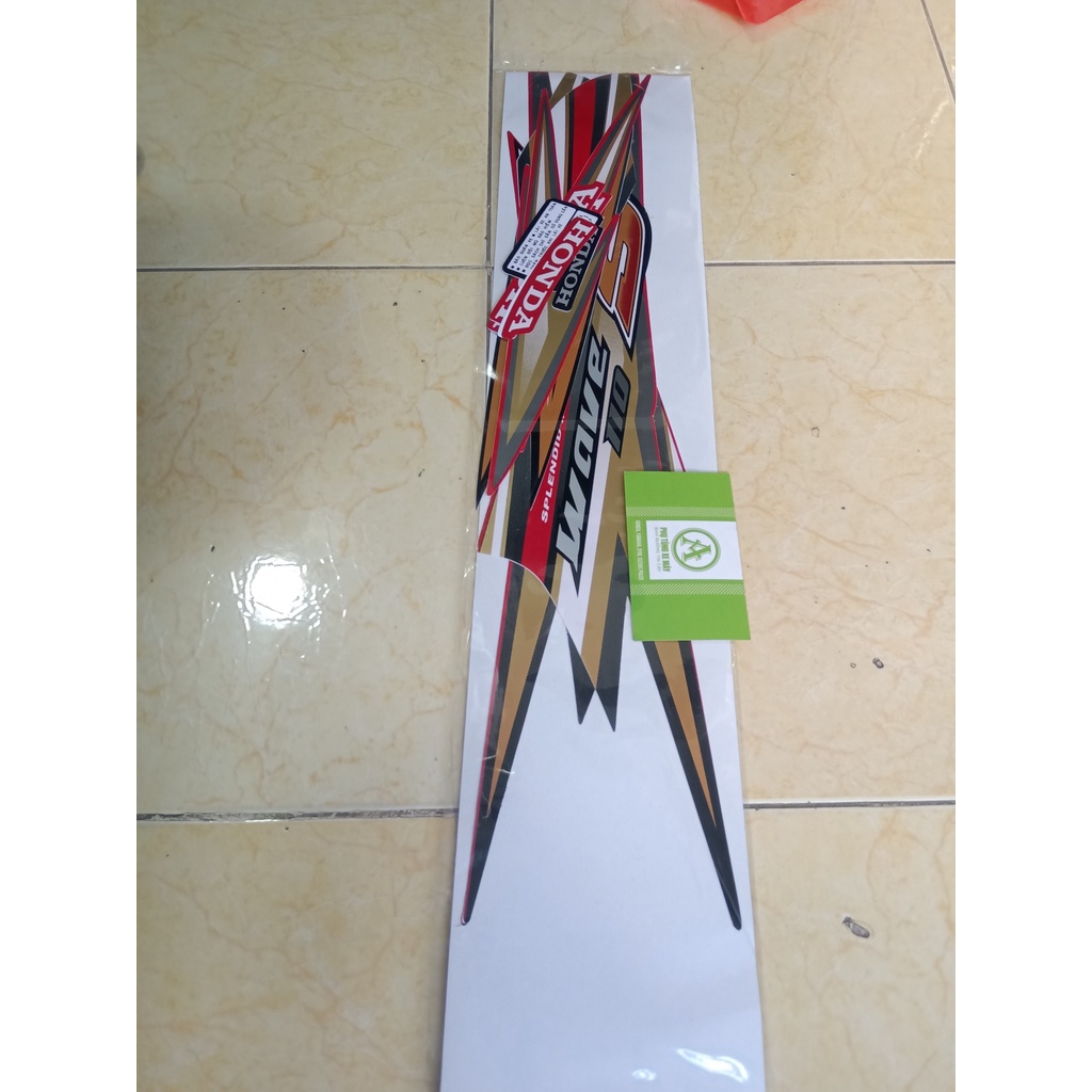 Tem xe máy Wave S110 MÀU Đỏ