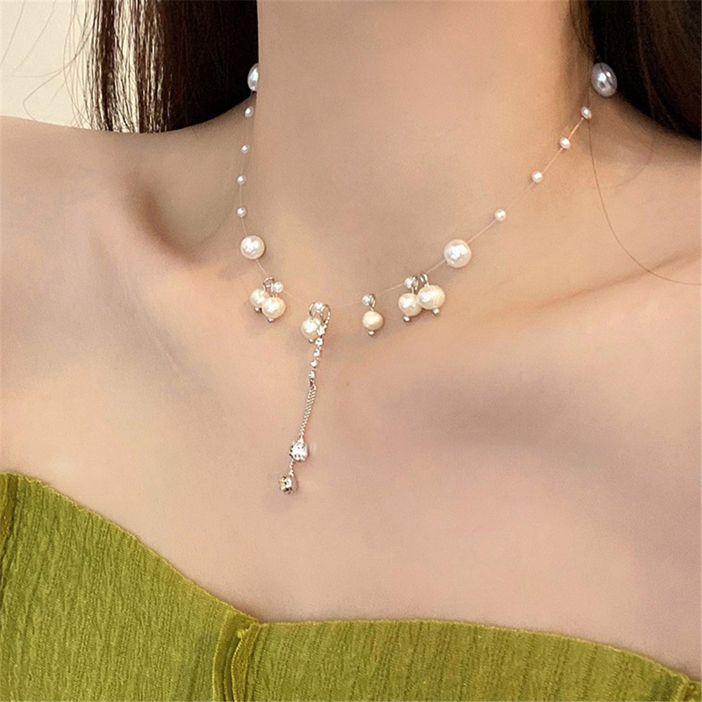 Vòng cổ Ngọc Trai Kiểu Hàn Quốc