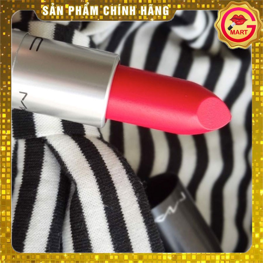 [ CAM KẾT HÀNG CHÍNH HÃNG 100% ] Son Mac Relentlessly Red 706 - Màu đỏ hồng san hô - Retro matte sang trọng quý phái.