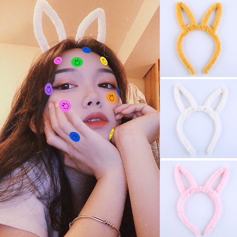 Cài tóc tai thỏ dễ thương cho bé gái