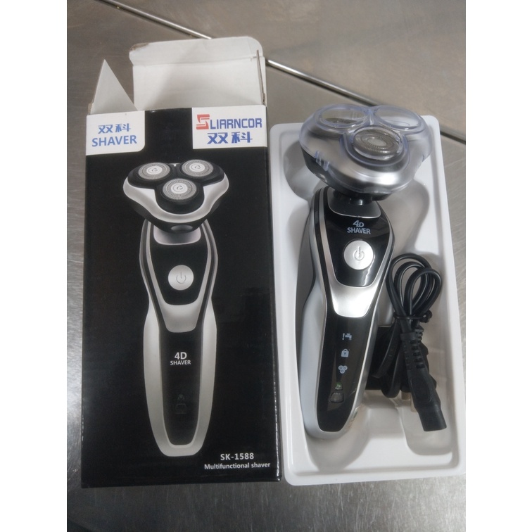 Máy cạo râu đa năng SHAVER SK1588 , máy cạo râu 3 trong 1 với chệ độ cạo 3D thông minh chống nước cao cấp