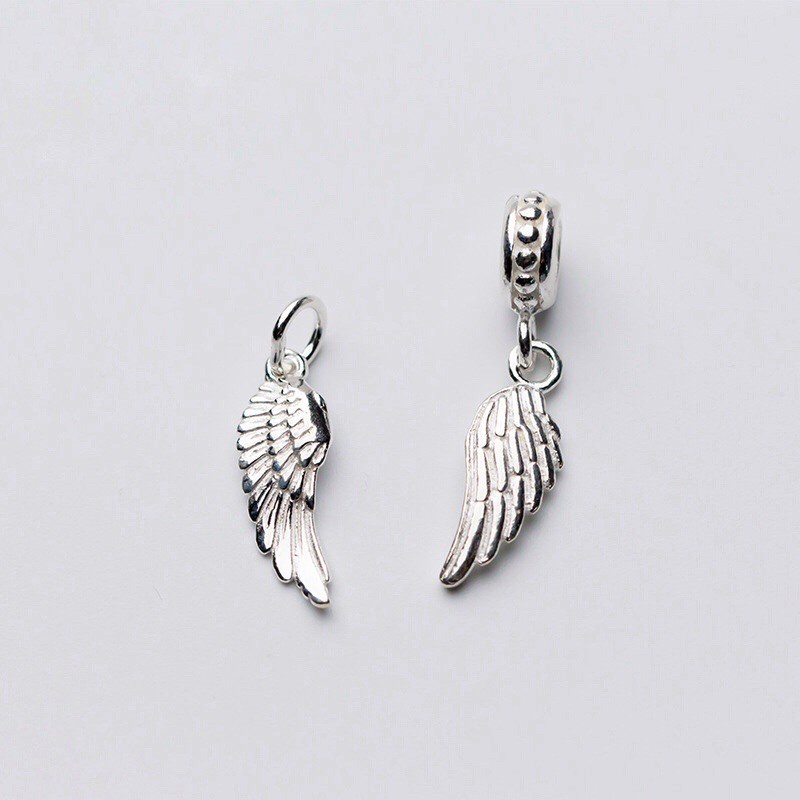[GIÁ BUÔN] Charm bạc treo cánh Thiên thần cực đẹp - Hàng bạc loại 1 PH581