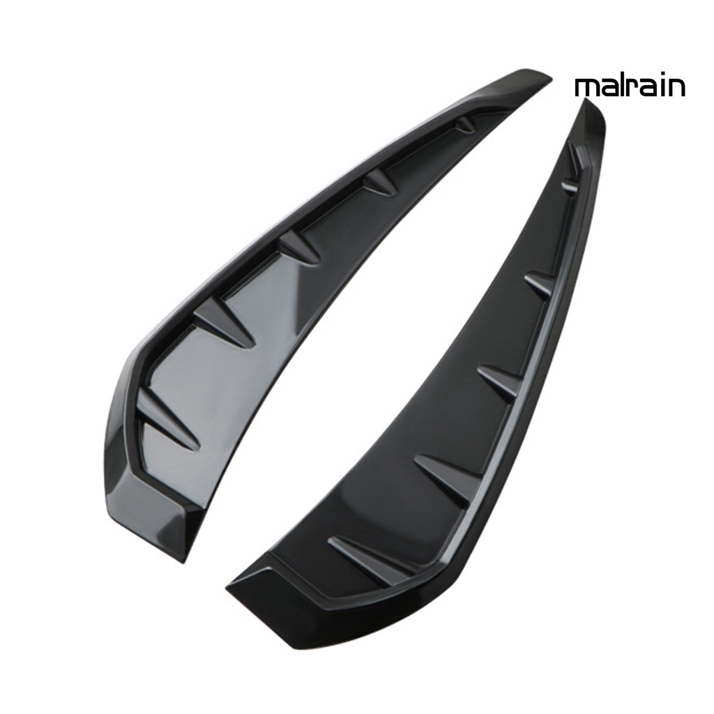 FENDER Set 2 Tấm TPU Gắn Viền Cửa Gió Xe Hơi Tự Dính Thông Dụng